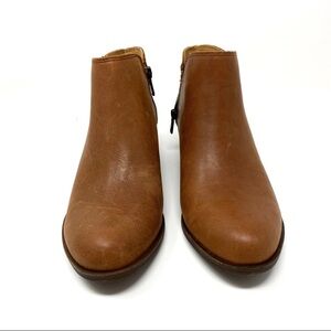 Lucky Brand Women's Tan Leather Ankle Booties